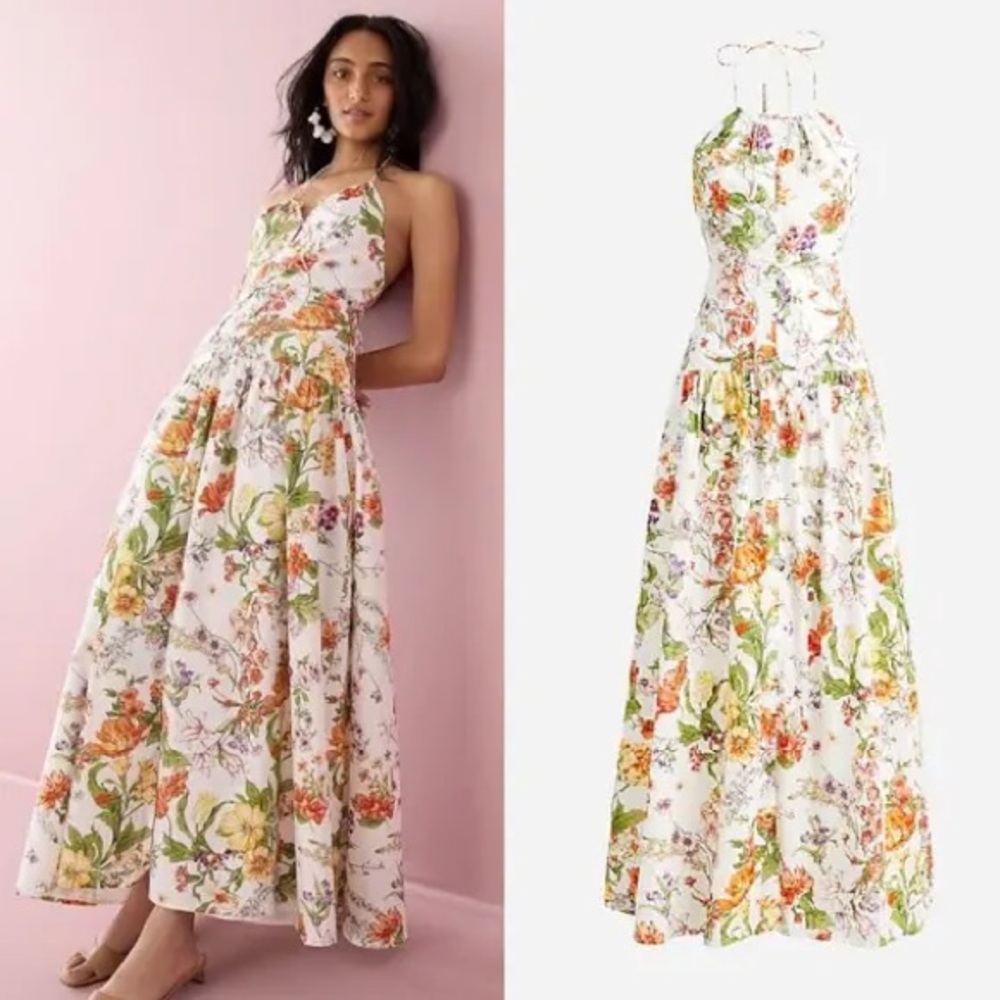 J.Crew Anguilla Halter Dress 10
